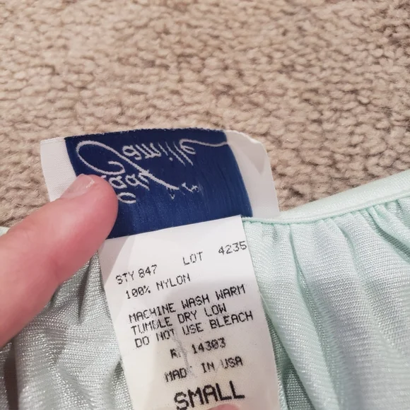 Vintage Lady Camille S pastel colorblock petal hem lace hems sweet soft comfy - Picture 6 of 8